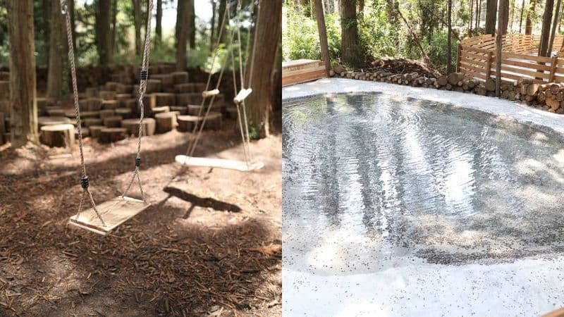 Play area and splash pond main image